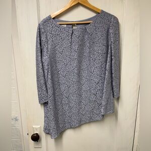 Oleg Cassini David’s Bridal Women’s Size 16 Gray/Silver Lace Blouse and Pant